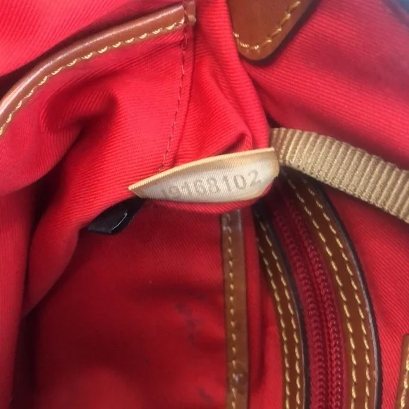 Dooney & Bourke Khaki Tan Nylon Collection Adjustable Shoulder Crossbody Bag - Picture 13 of 16